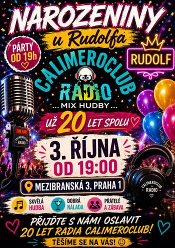 Pozvánka Rádio Calimeroclub