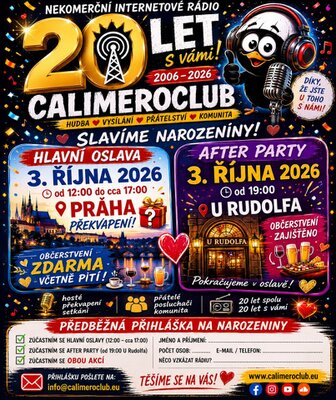 Rádio Calimeroclub - narozeniny 2026